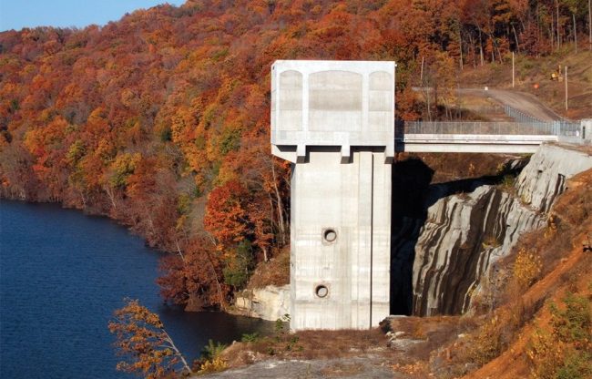 Lake Fort Smith Intake Tower